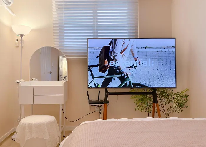 Sinchon Stn 4min, 3 Qeen Beds, Hongdae 아파트 *